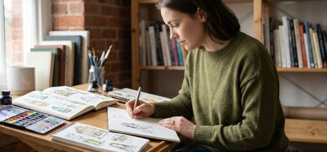 Créer un portfolio solide en illustration sans se disperser dès le début